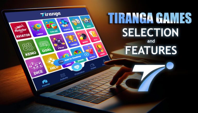 tiranga games official website wide gaming features and selections