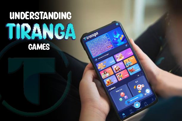an image of phone showing tiranga games app