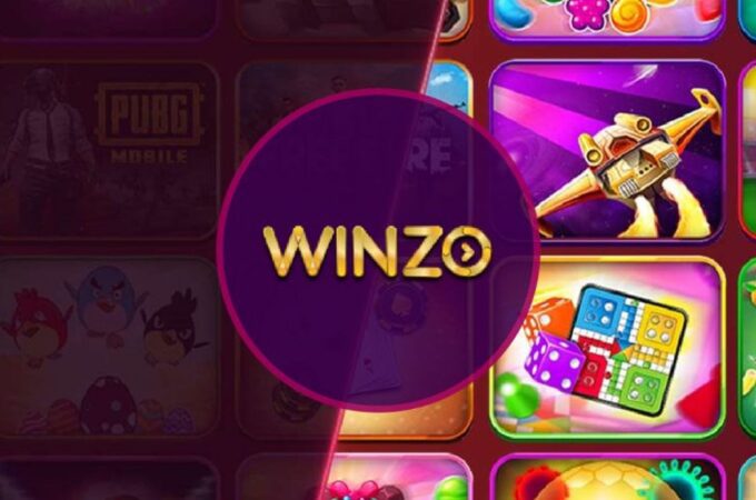 an image of winzo app with its games and logo