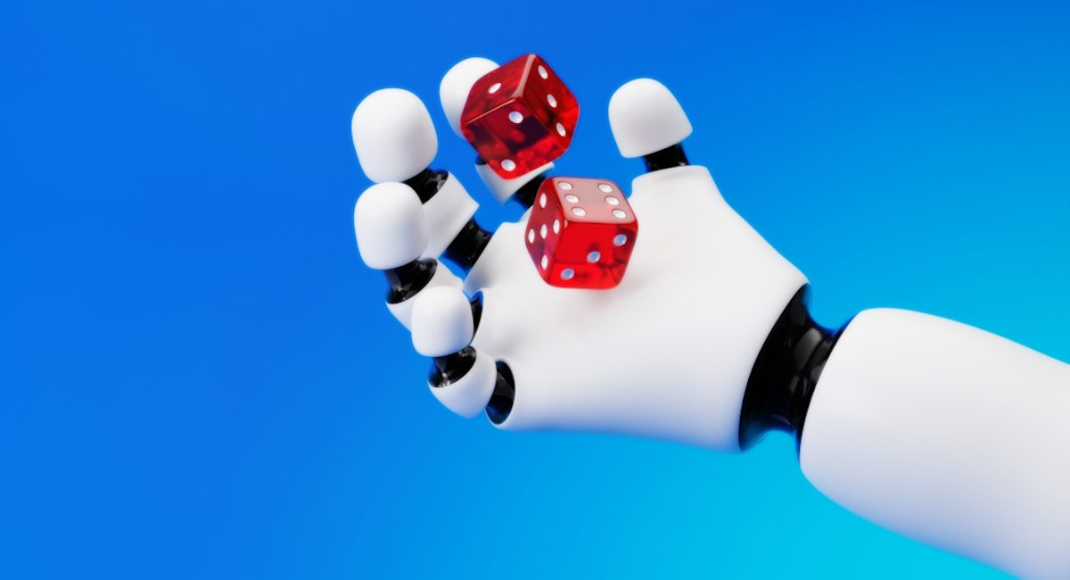 an image of a robot hand that signify that tiranga prediction are more advanced and based in algorithm