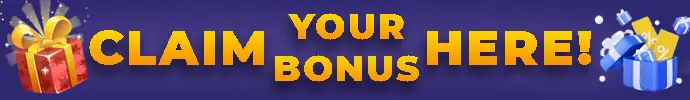 Claim Your Bonus Here! Colorful gifts on a blue background, promoting bonus offers for Tiranga Games.