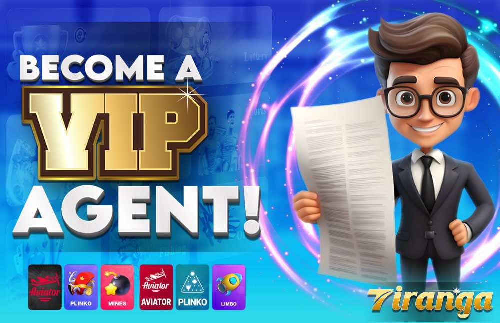 an image of a tiranga games vip agent explaining on how you can become a vip agent also