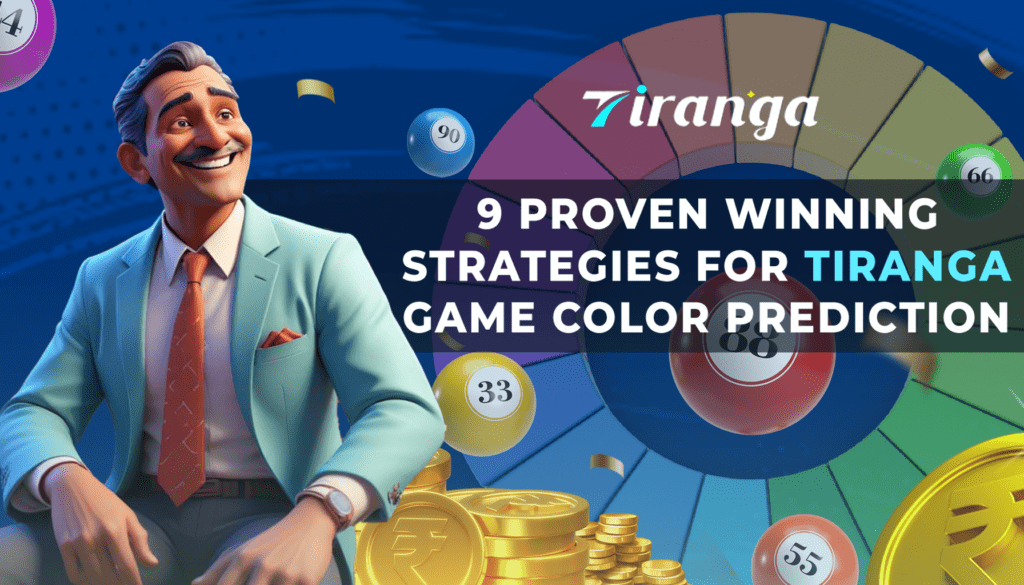 an image of a man teaching 9 proven winning strategies for tiranga game colour prediction