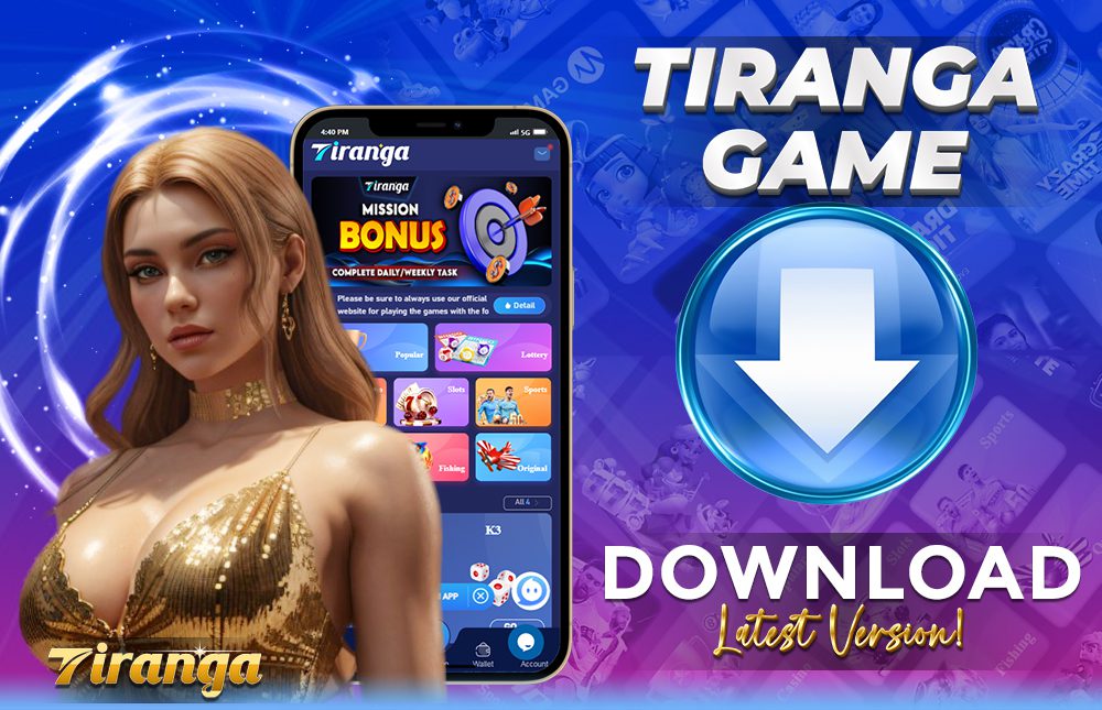 an image of a girl teaching on how tiranga game download works